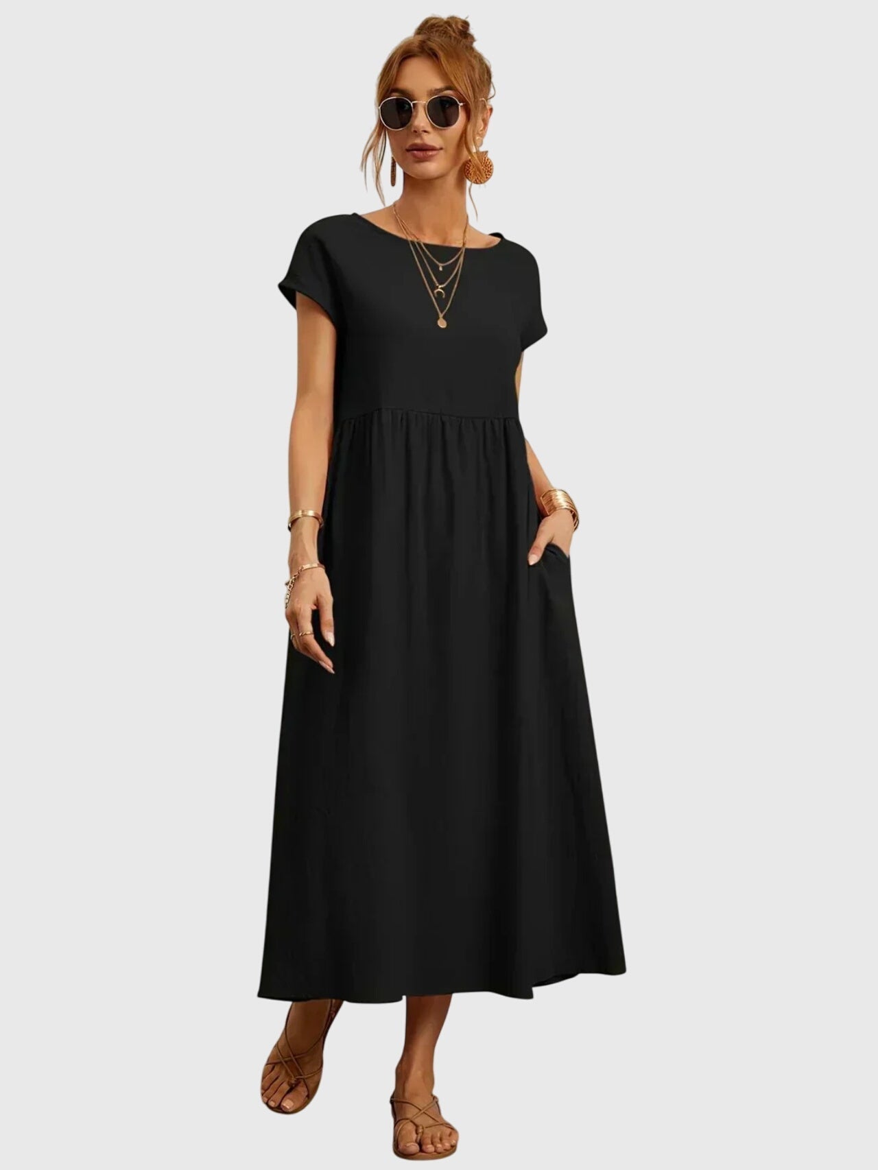 Aria | Effortless Everyday Relaxed Pocket Dress