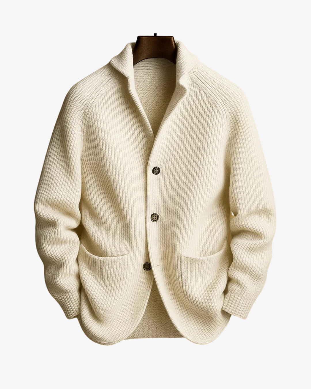 Refined Wool Blend Cardigan