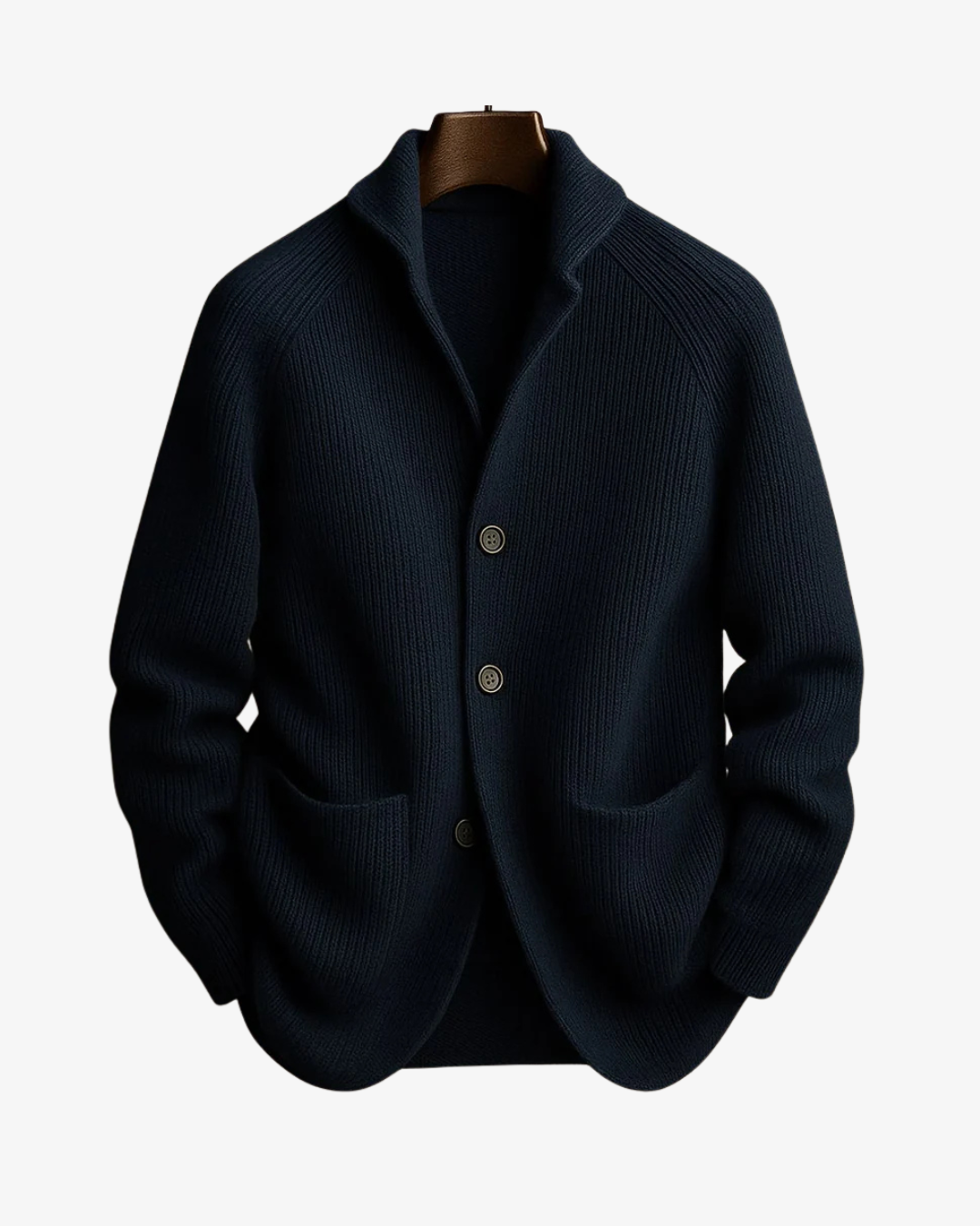 Refined Wool Blend Cardigan