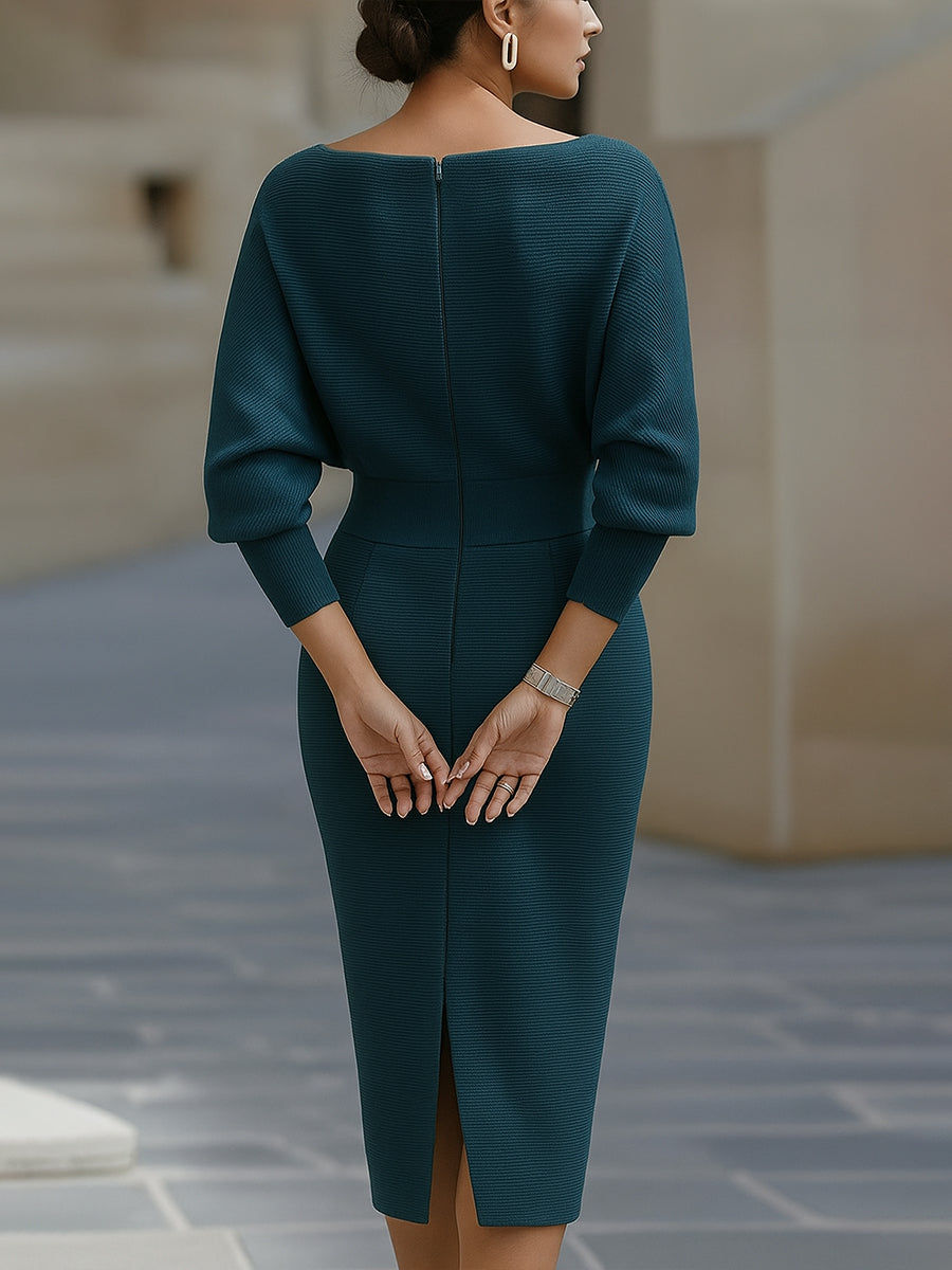 Kaitlyn | Serene Cowl Neck Elegance Dress