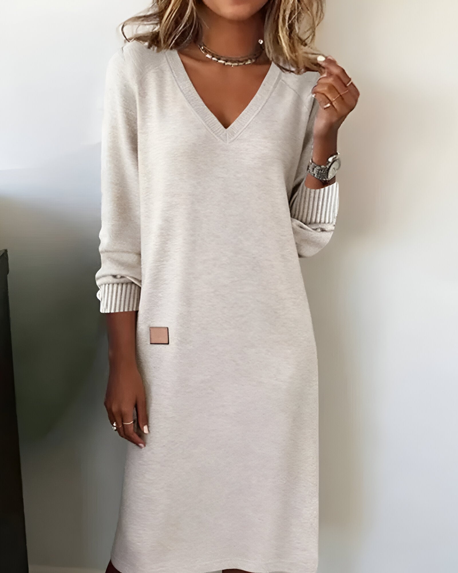 Keira | Flowing Cascade Elegance Dress