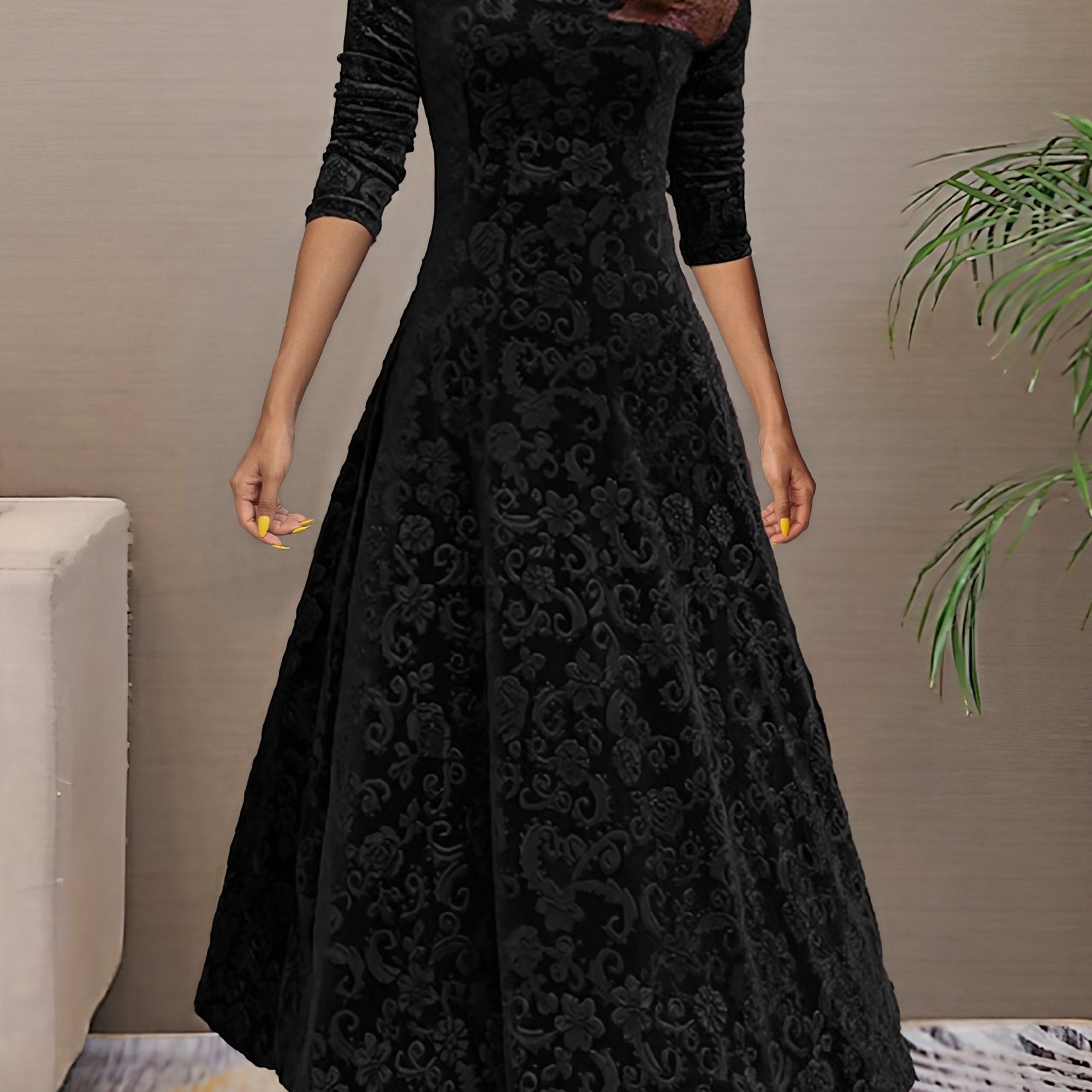 Olivia | Festive Winter Grace Dress