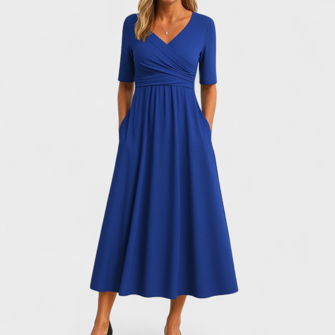 Avery | Timeless A-Line Elegant Midi Dress