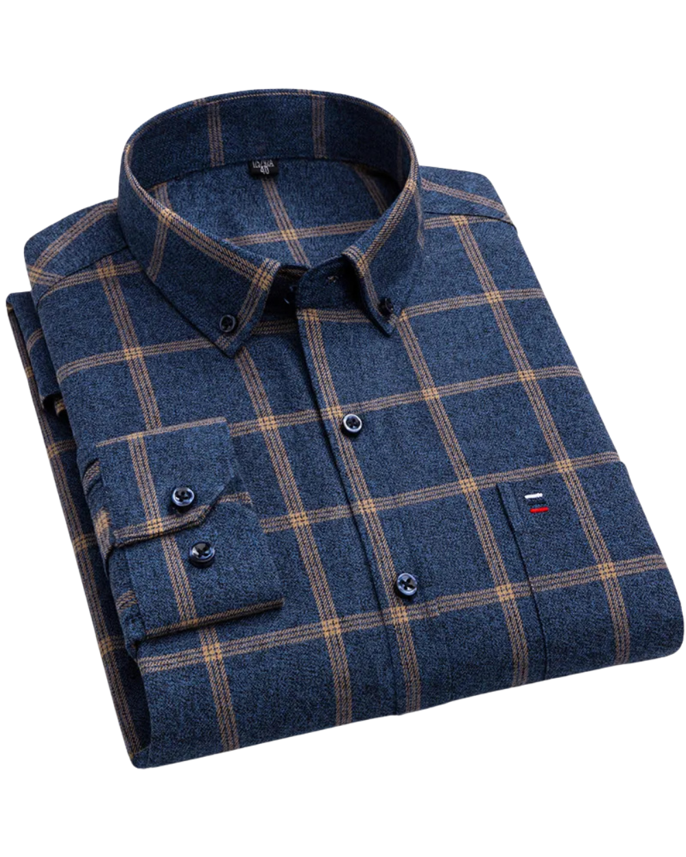 Striped Check Cotton Shirt