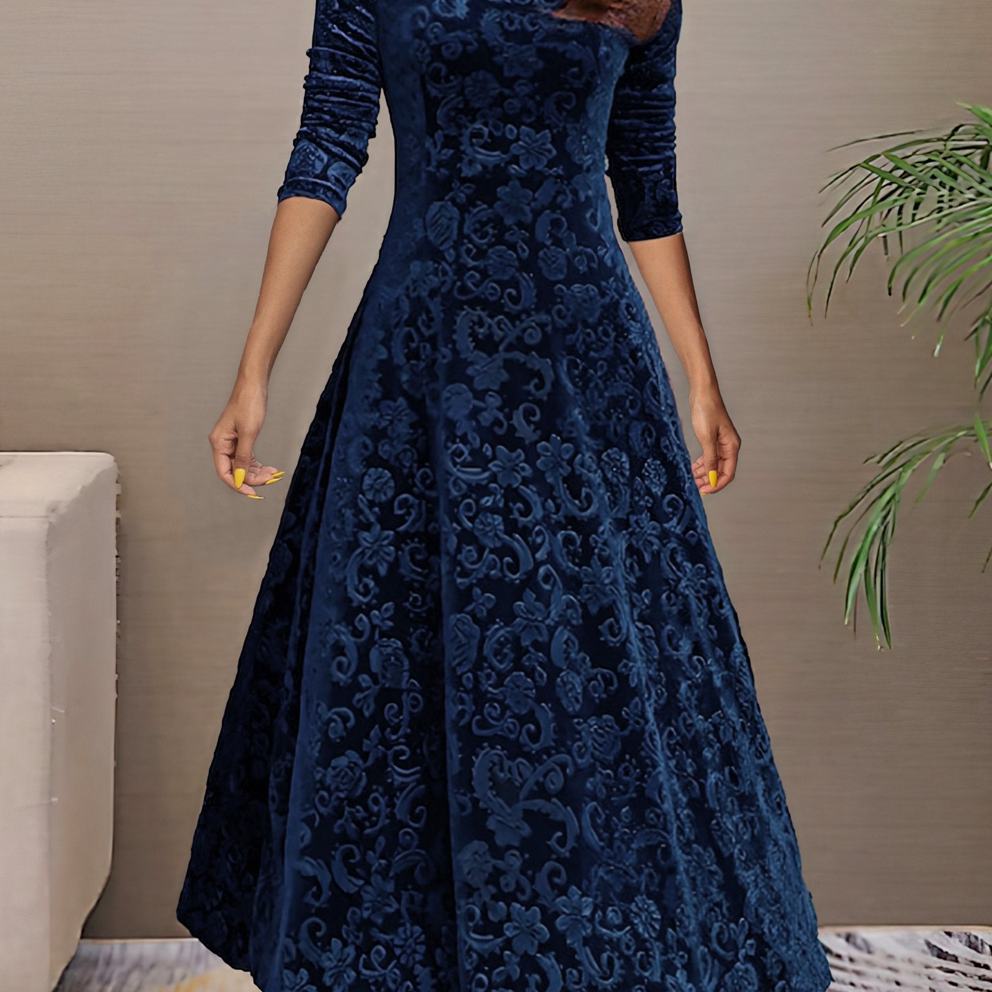 Olivia | Festive Winter Grace Dress