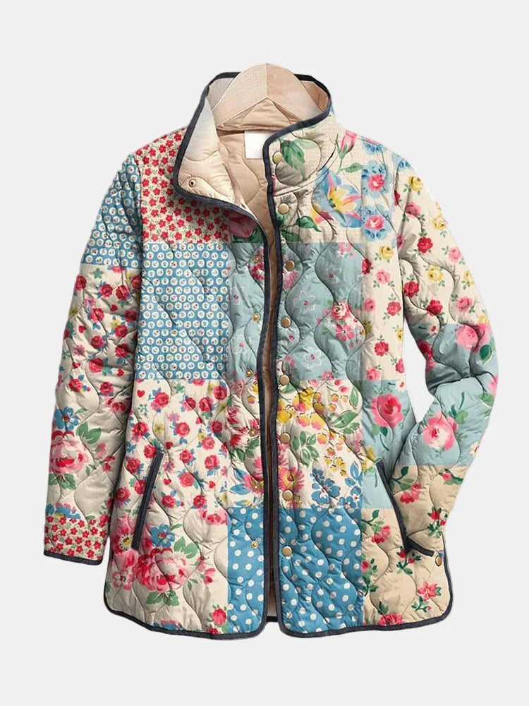 Sophia | Delightful Floral Quilted Jacket