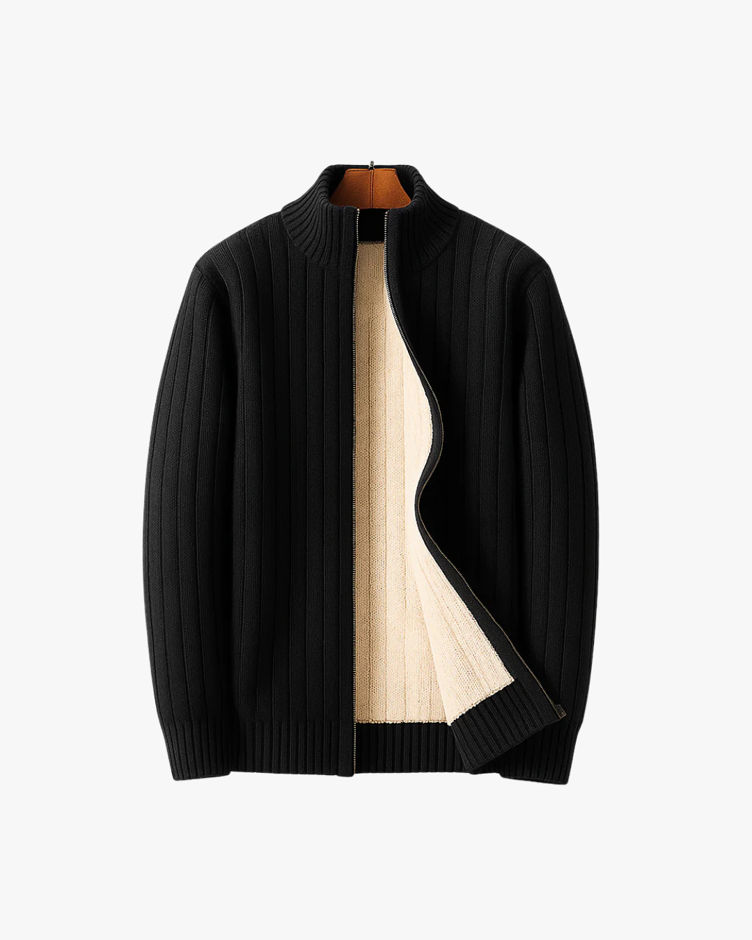Elevated Cashmere Zip Cardigan