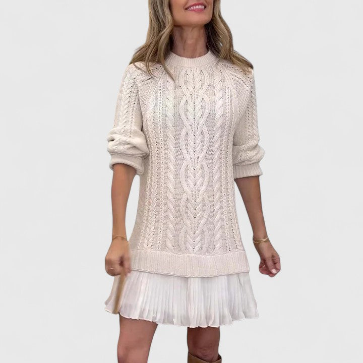 Ashlyndora | Effortless Elegance Sweater Dress