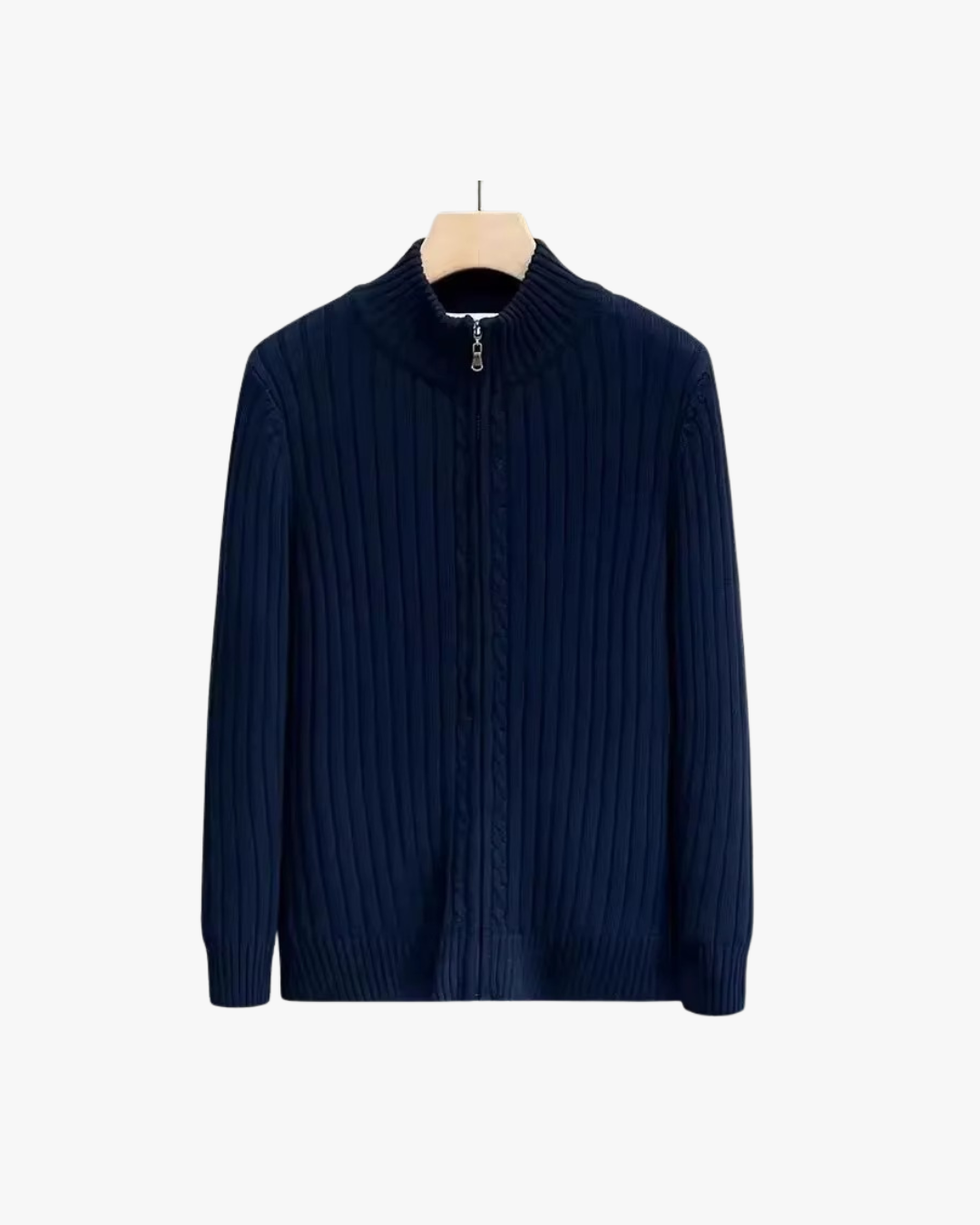 Cozy Fleece-Lined Zip Cardigan