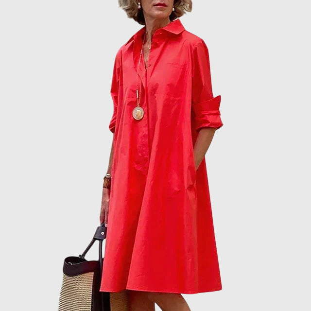 Hazel | Effortless Relaxed Pocket Charm Dress