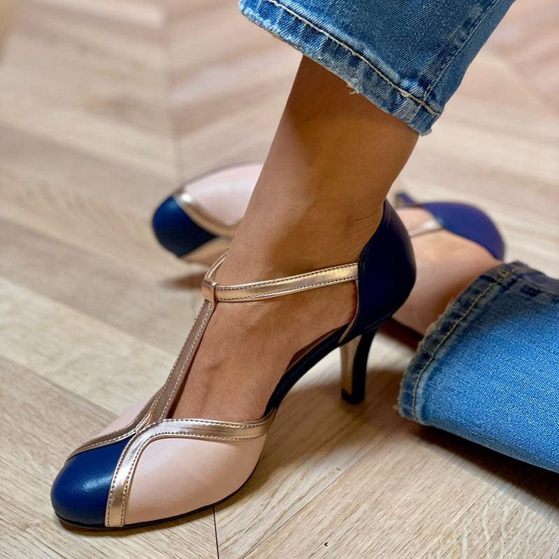 Faye | Classic T-Strap Pumps