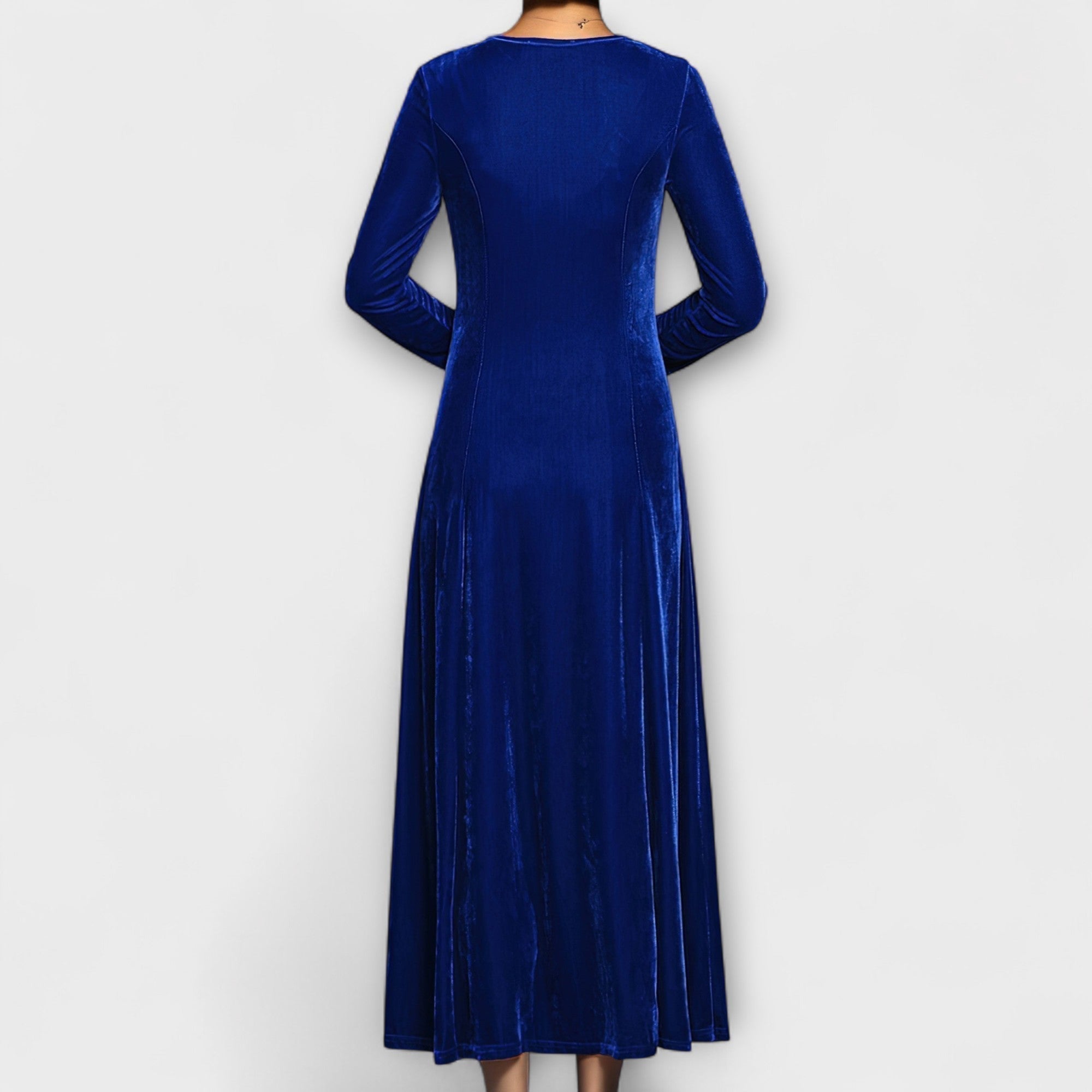 Vivian | Timeless Velvet A-Line Dress