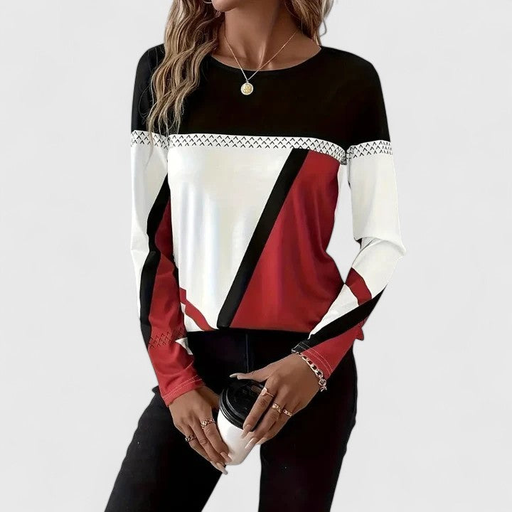Isabella | Elegant Printed Sweater