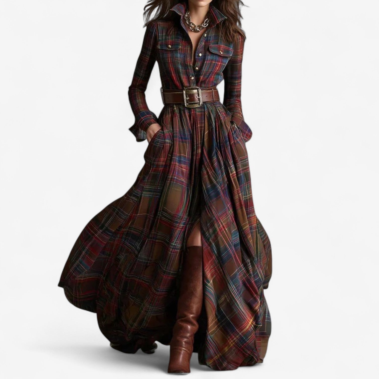 Delilah | Autumn Plaid Elegance
