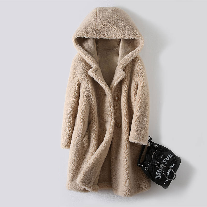 Sienna | Hooded Wool Coat