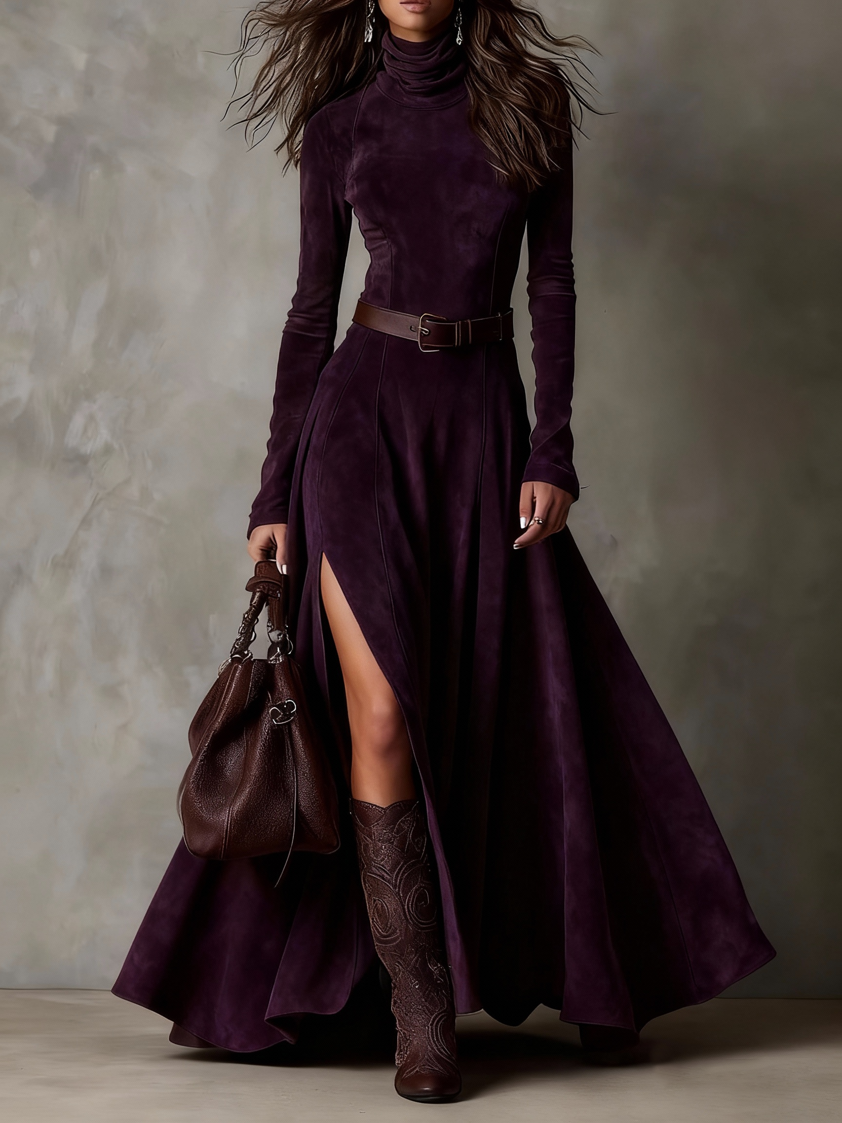 Briar | Suede Dress