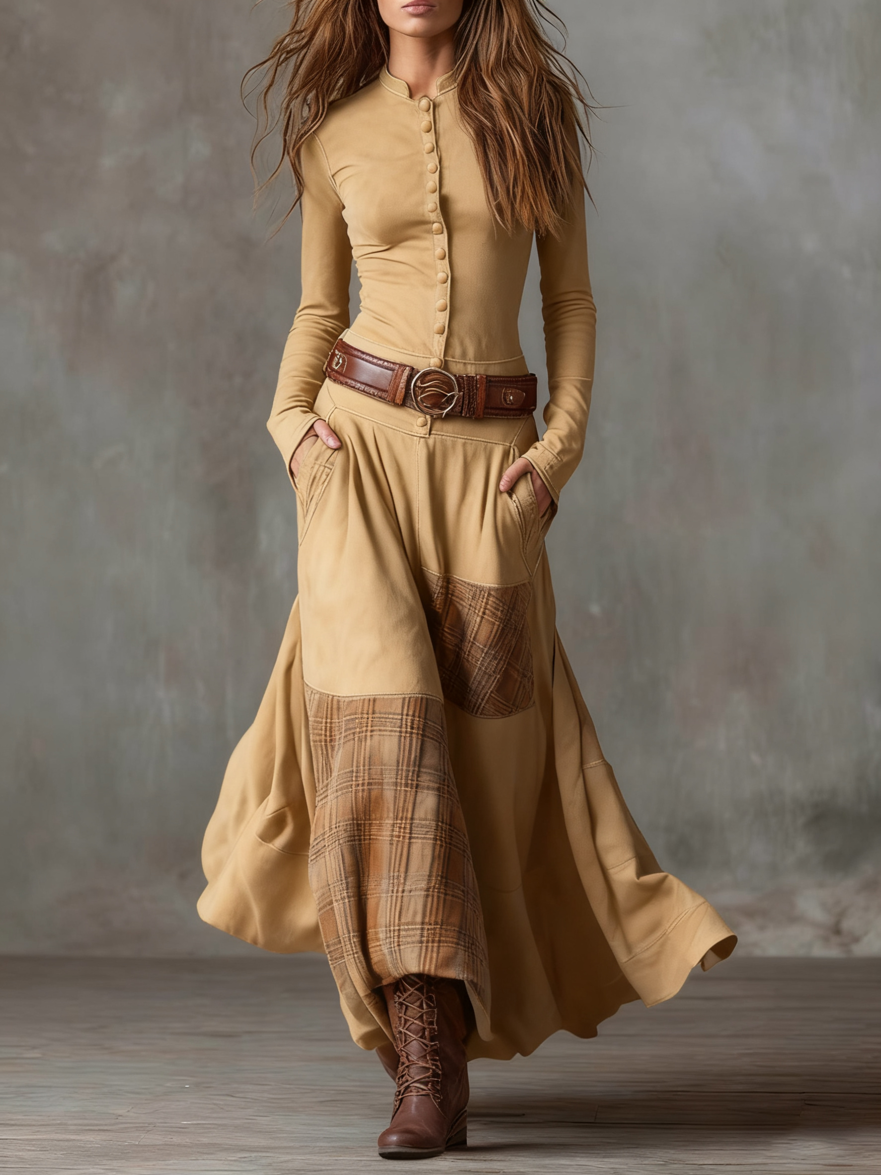 Maravelle | Vintage Autumn Grace Dress