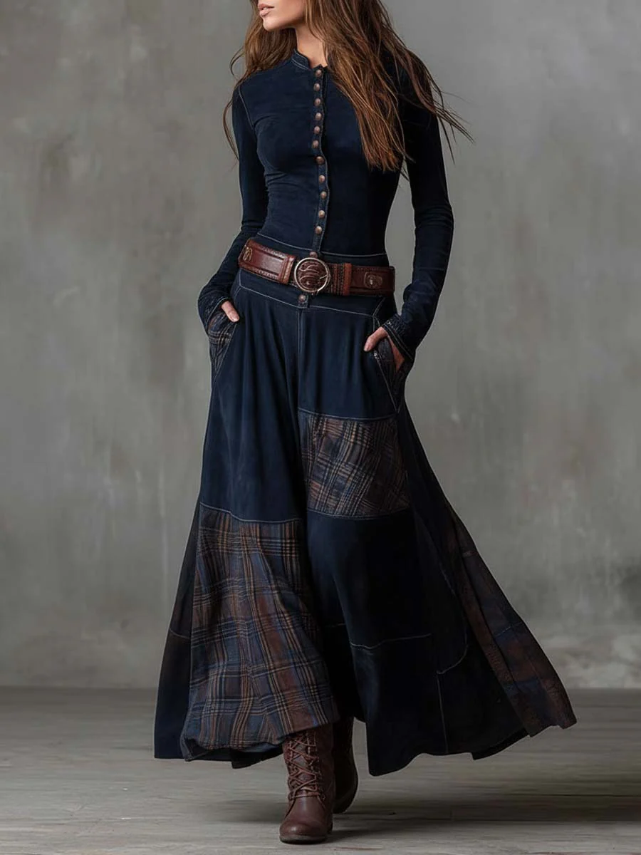 Maravelle | Vintage Autumn Grace Dress