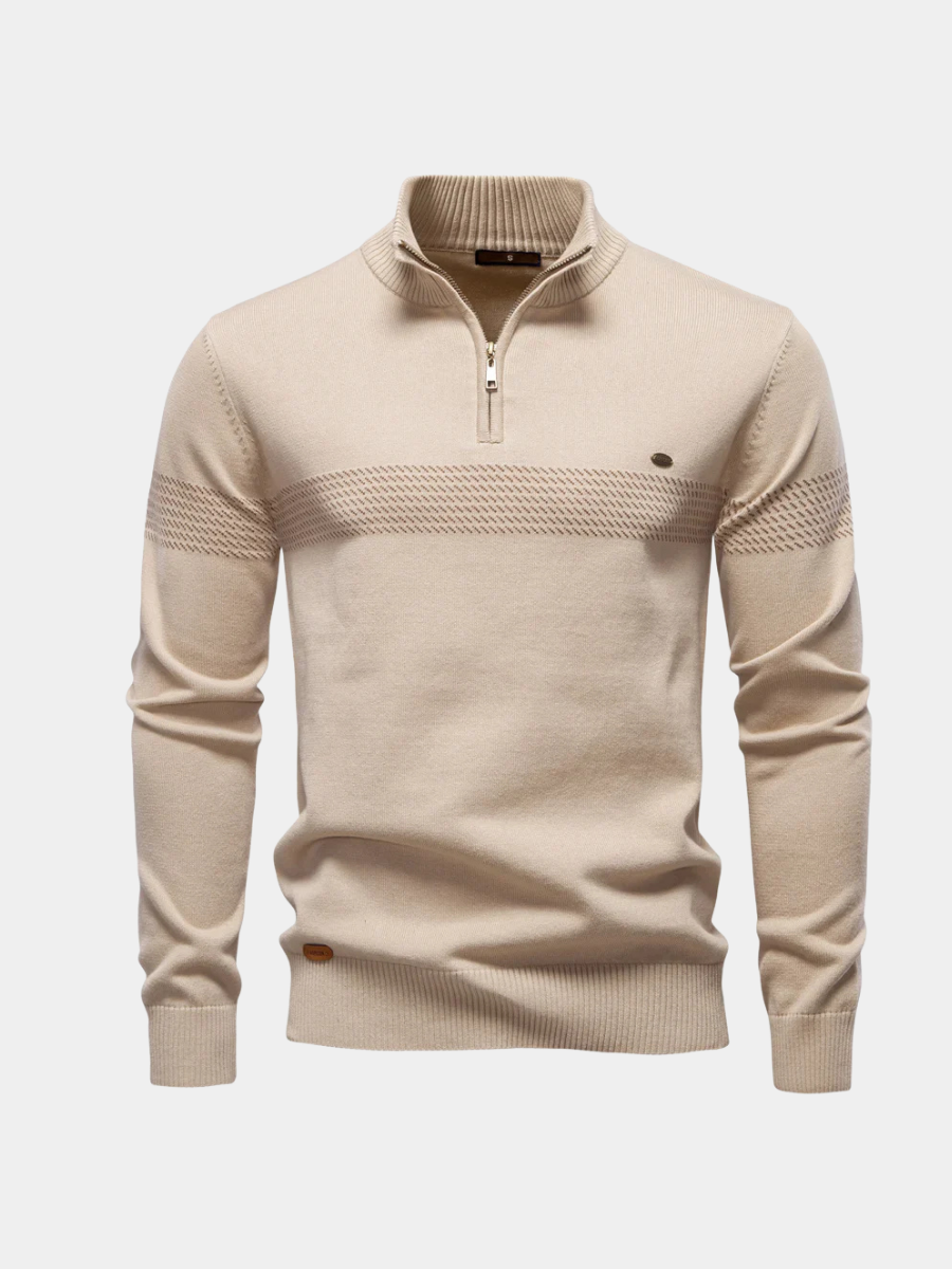 Winter Zip Knit Pullover