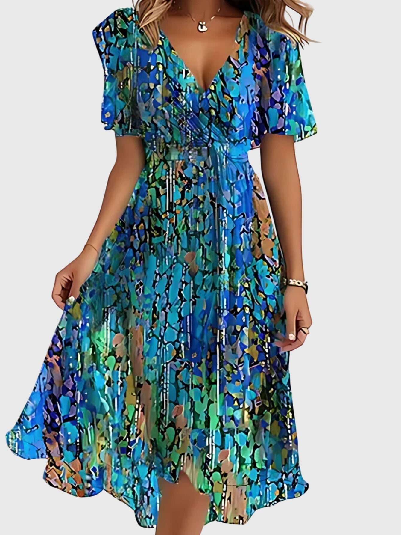 Stella | Breezy Boho Belly-Cover Summer Dress