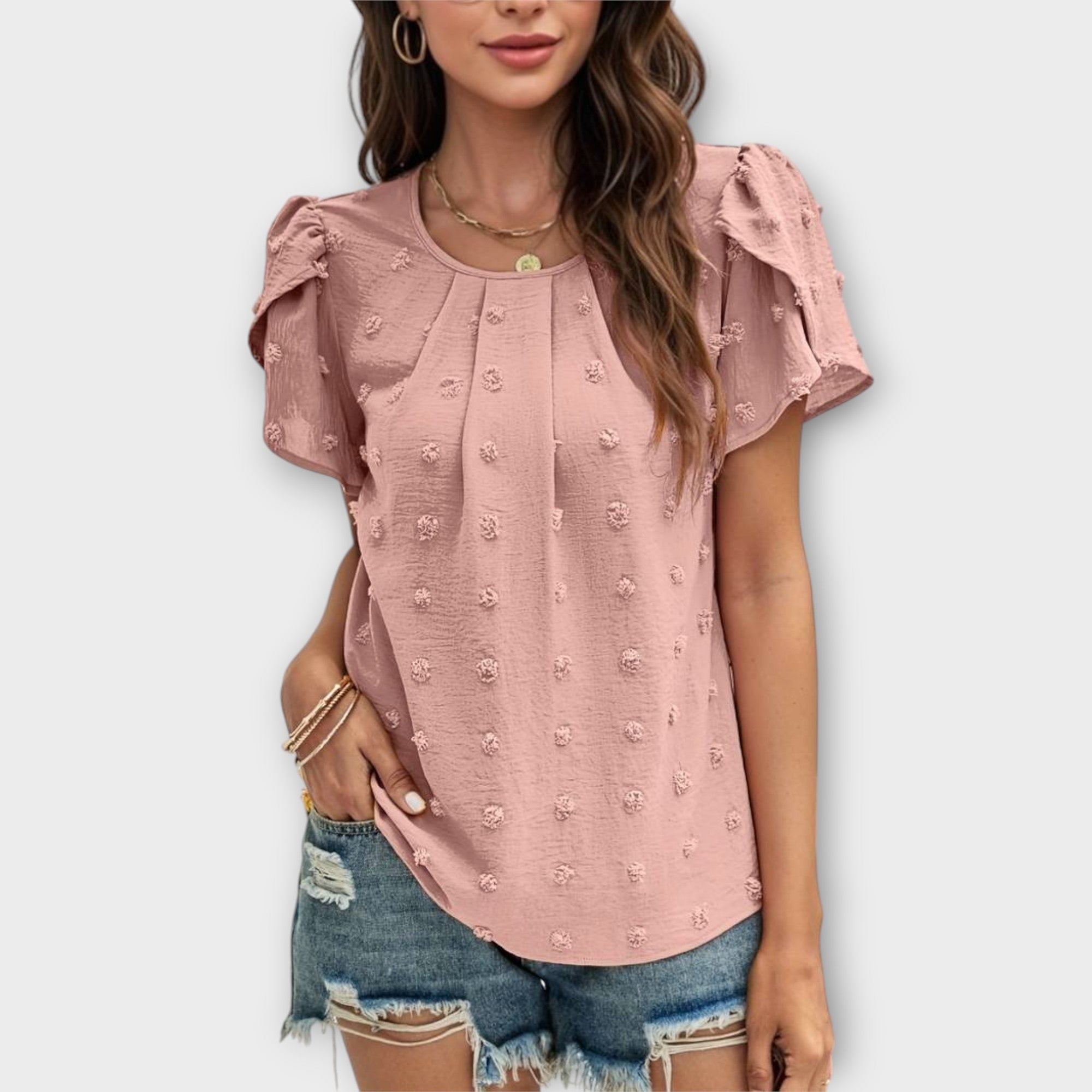 Charlotte - polka dot blouse