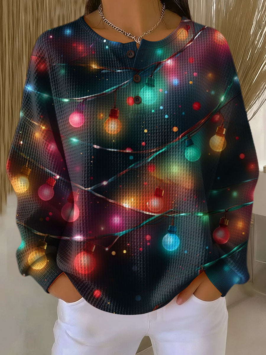 Thalassa | Christmas Sweater with Lanterns and Cozy Vibes