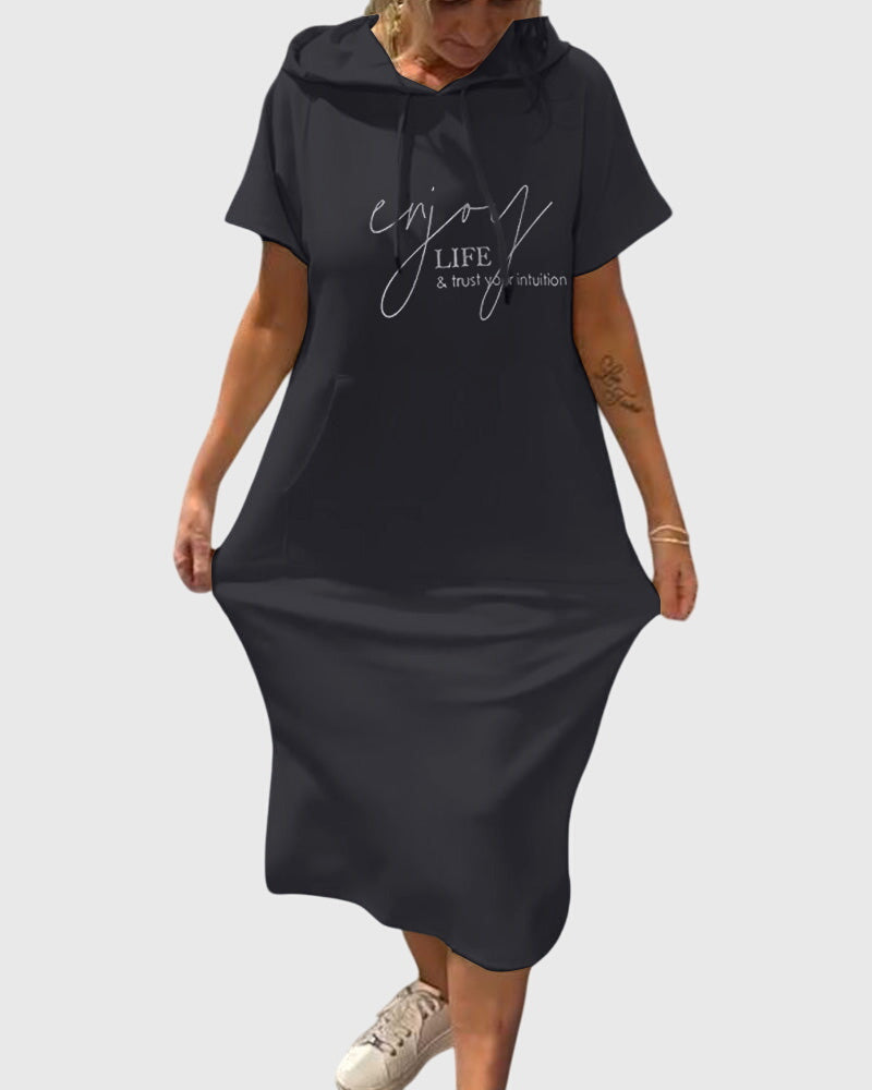 Sloane | Relaxed Hooded Everyday Comfort Dress