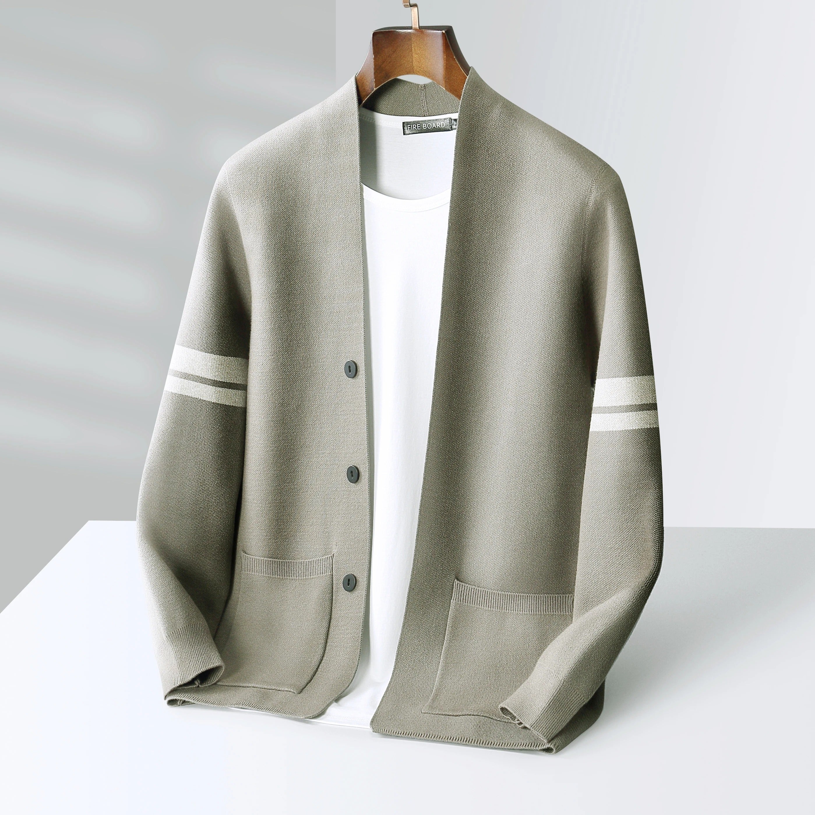 Balanced Merino Cardigan Layer
