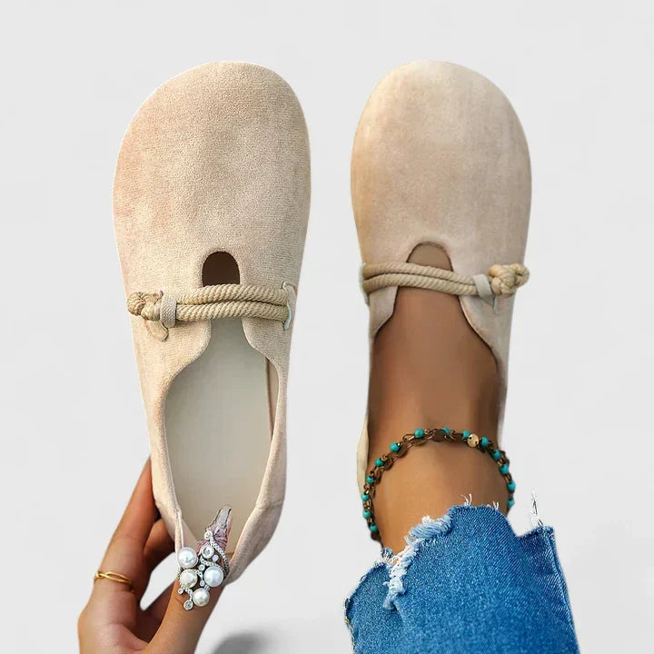 Isie | Earthy Rope-Knot Flats