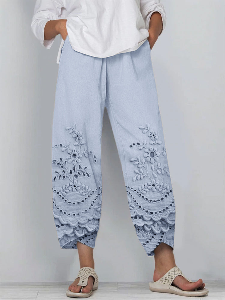 Winslet Printed Lace Pants