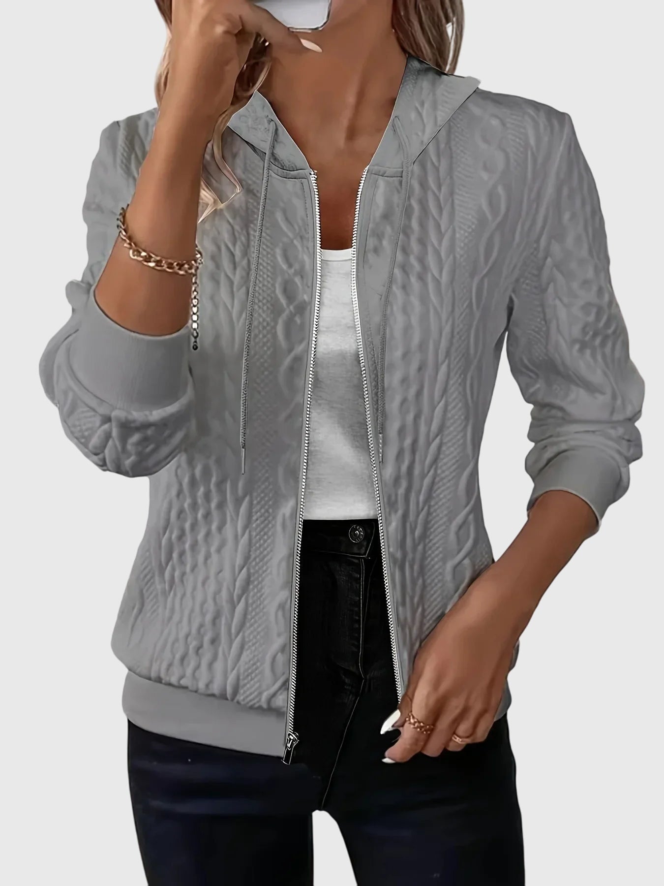 Penelope | Hoodie with Zipper