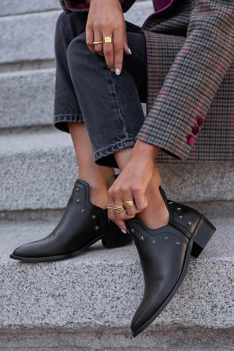 Athena | Embellished Ankle Boots