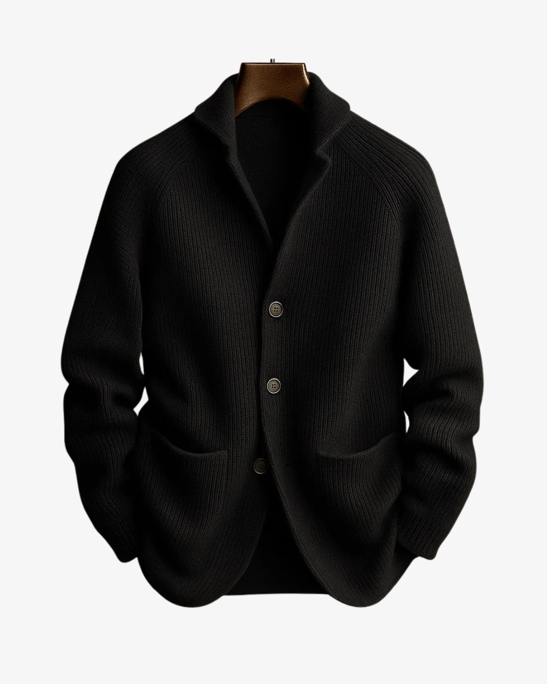Refined Wool Blend Cardigan