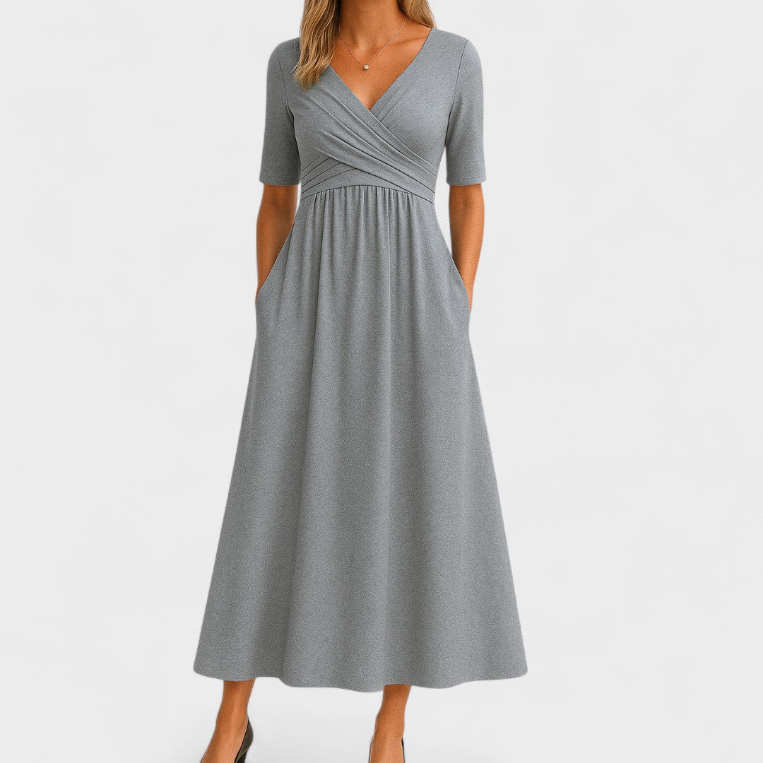 Avery | Timeless A-Line Elegant Midi Dress