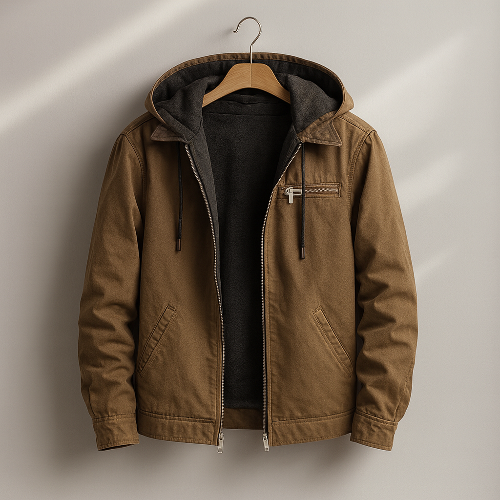 Rugged Sherpa Canvas Jacket