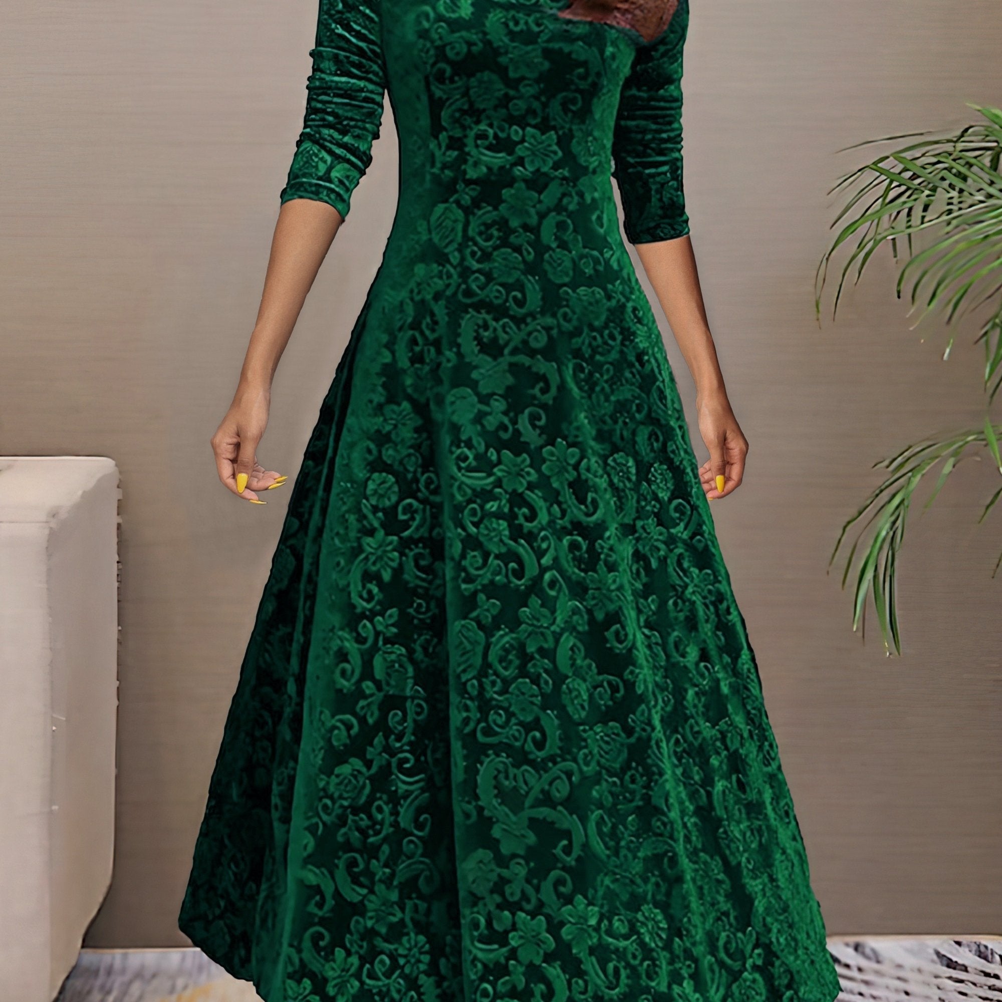 Olivia | Festive Winter Grace Dress