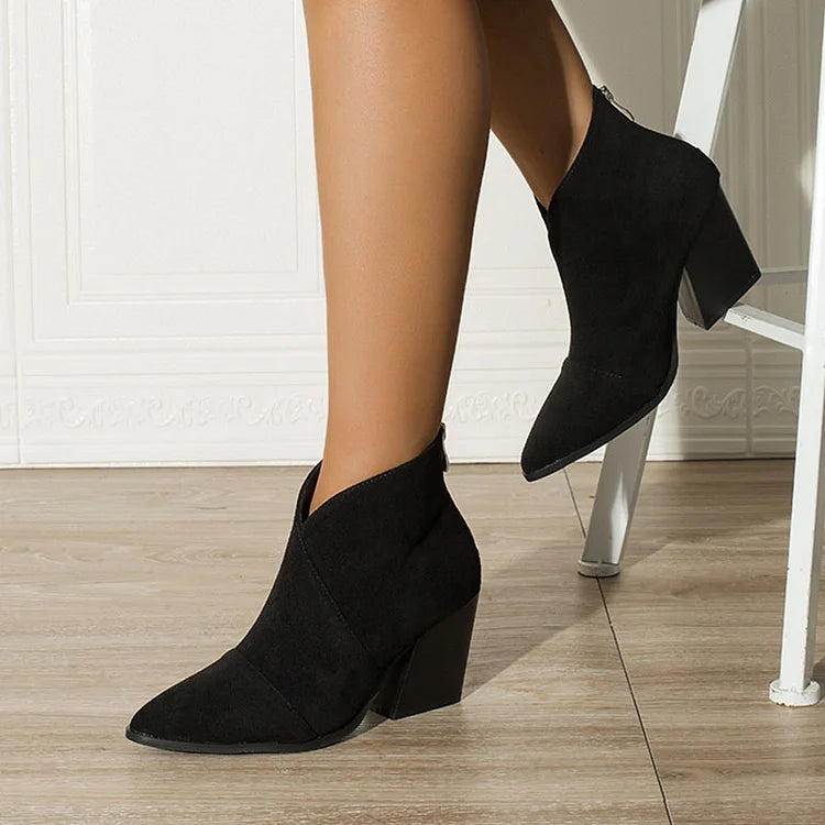 Madison |  Effect Pointed Ankle Boot