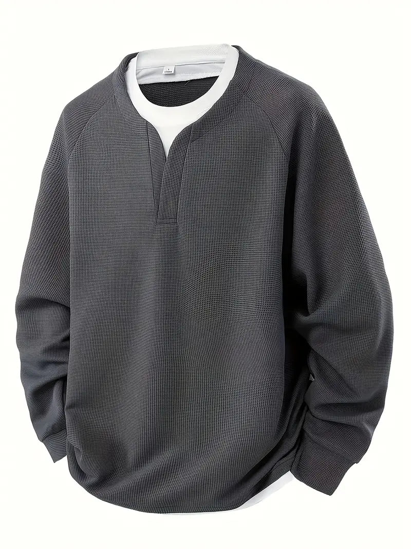 Layered Waffle Long Sleeve
