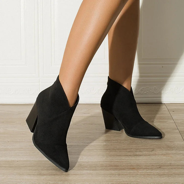 Madison |  Effect Pointed Ankle Boot