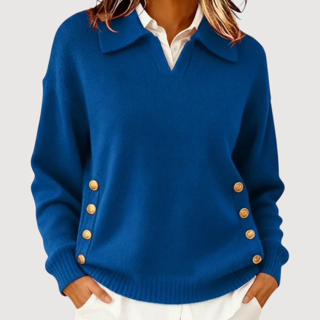 Aira | Elegant V-Neck Sweater