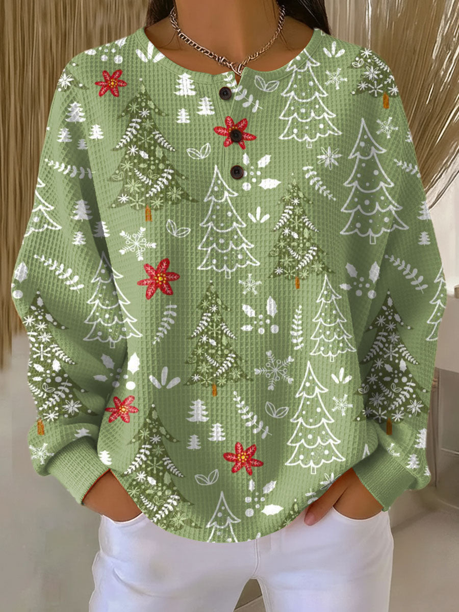 Lydia | Cozy Double Waffle Sweater