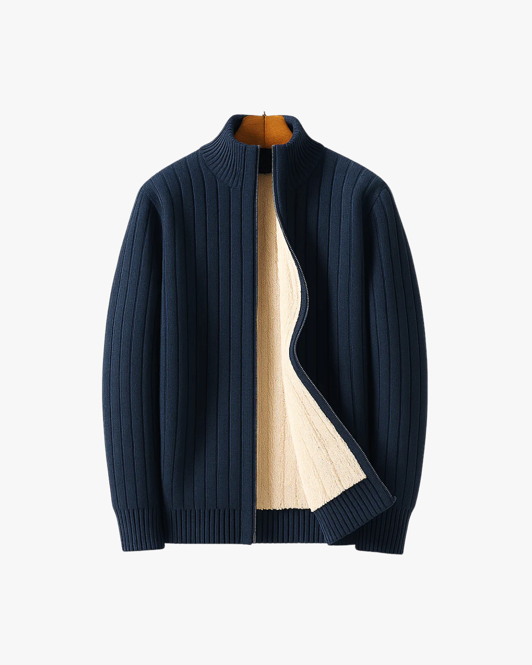 Elevated Cashmere Zip Cardigan