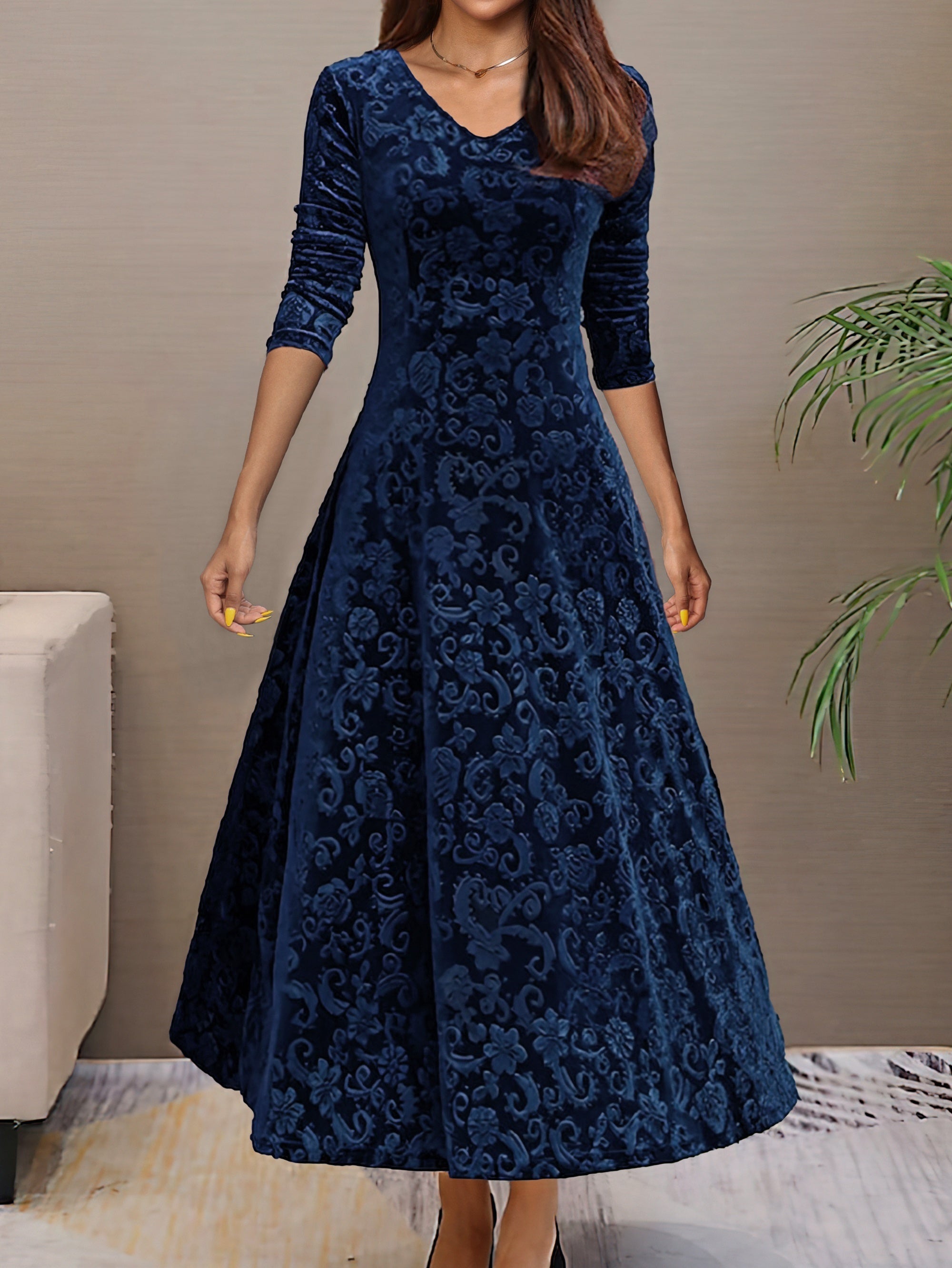 Olivia | Festive Winter Grace Dress
