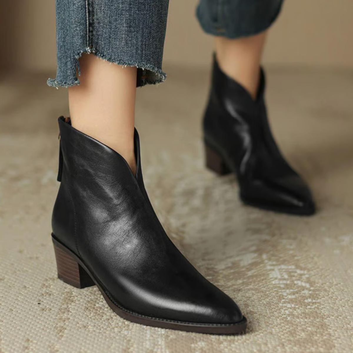 Anita| Sleek Ankle Boots