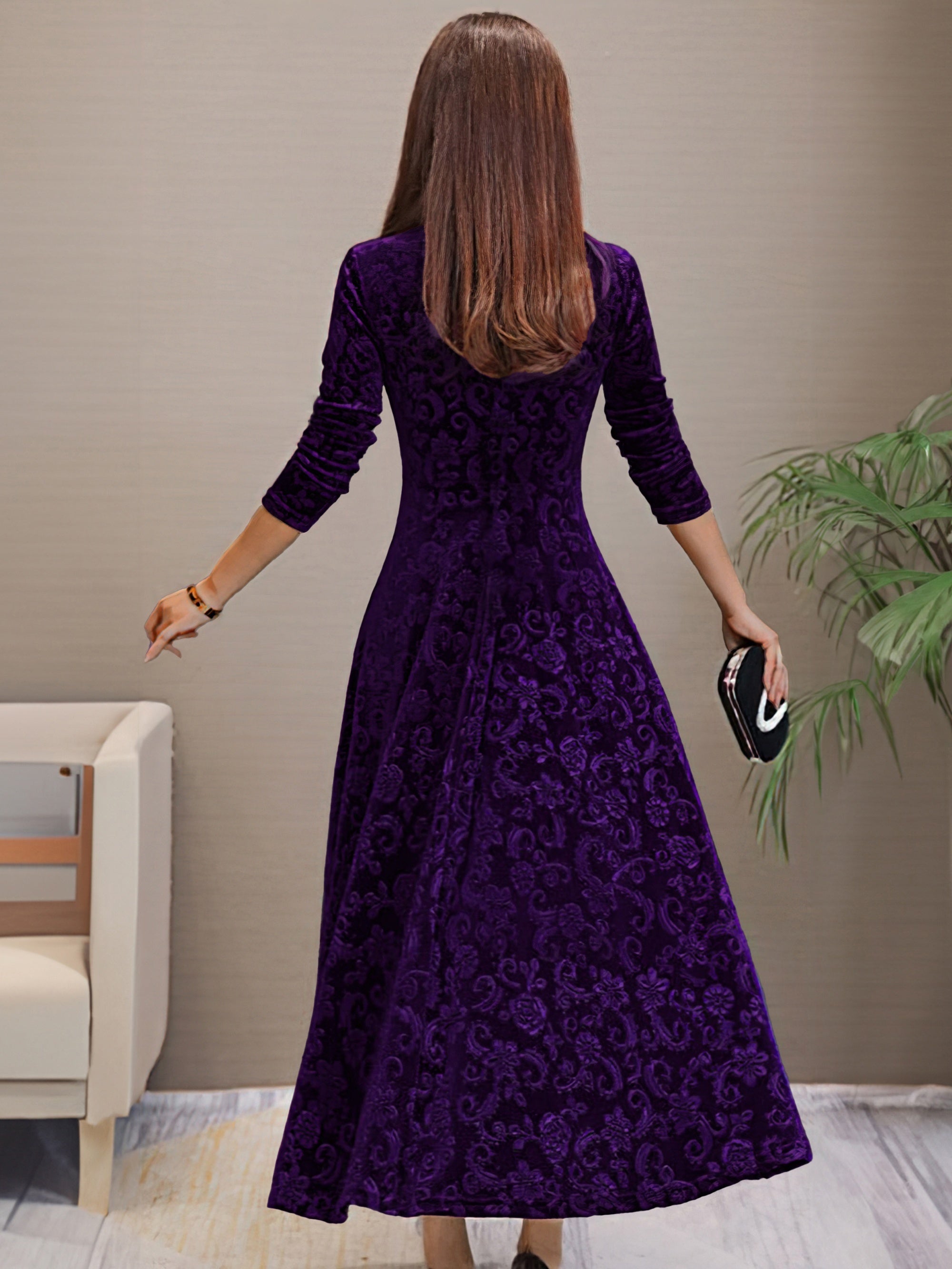 Olivia | Festive Winter Grace Dress