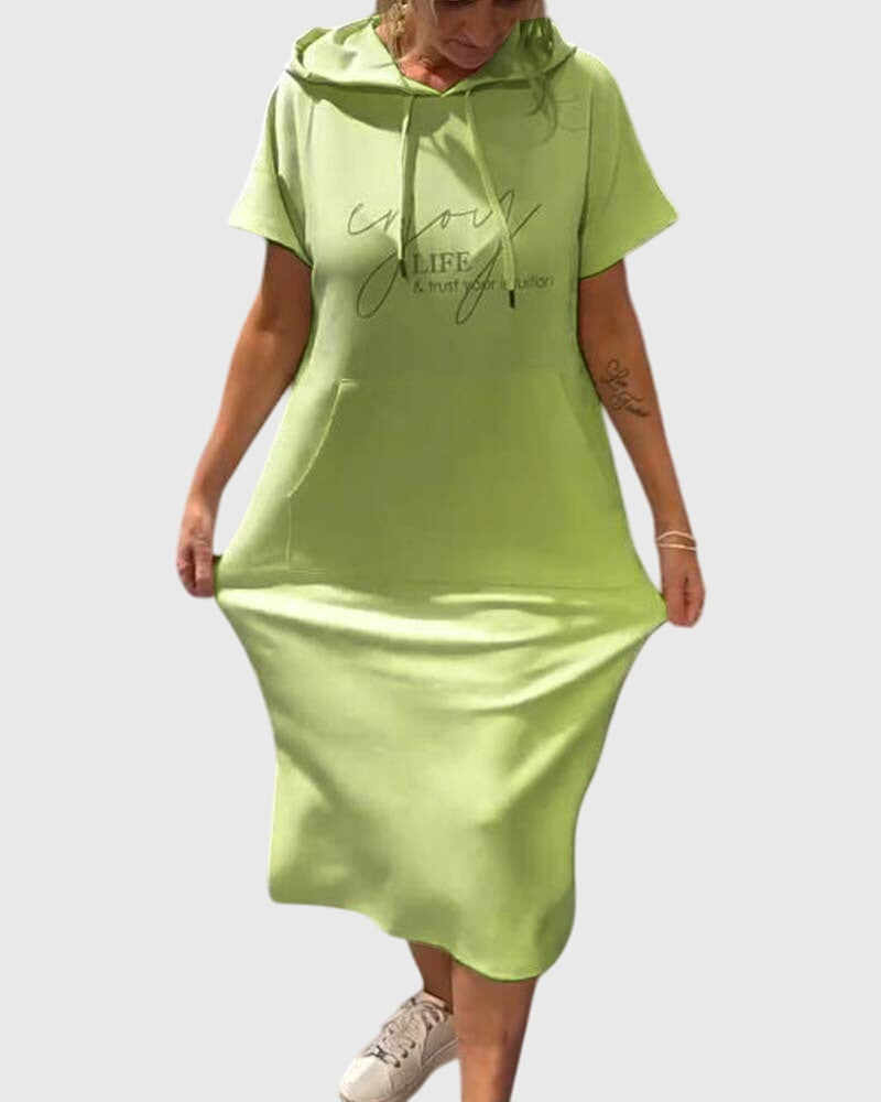 Sloane | Relaxed Hooded Everyday Comfort Dress