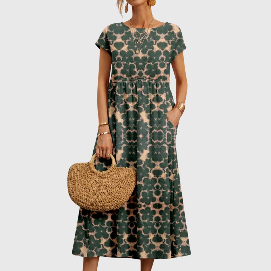 Isla | Flowing Chic Floral Print Dress