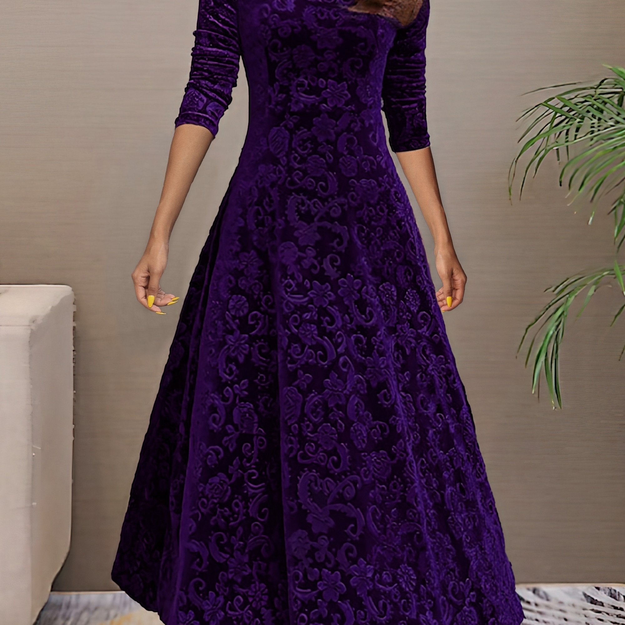 Olivia | Festive Winter Grace Dress