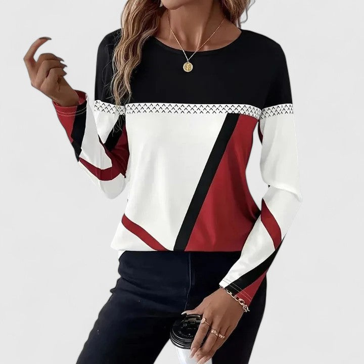 Isabella | Elegant Printed Sweater