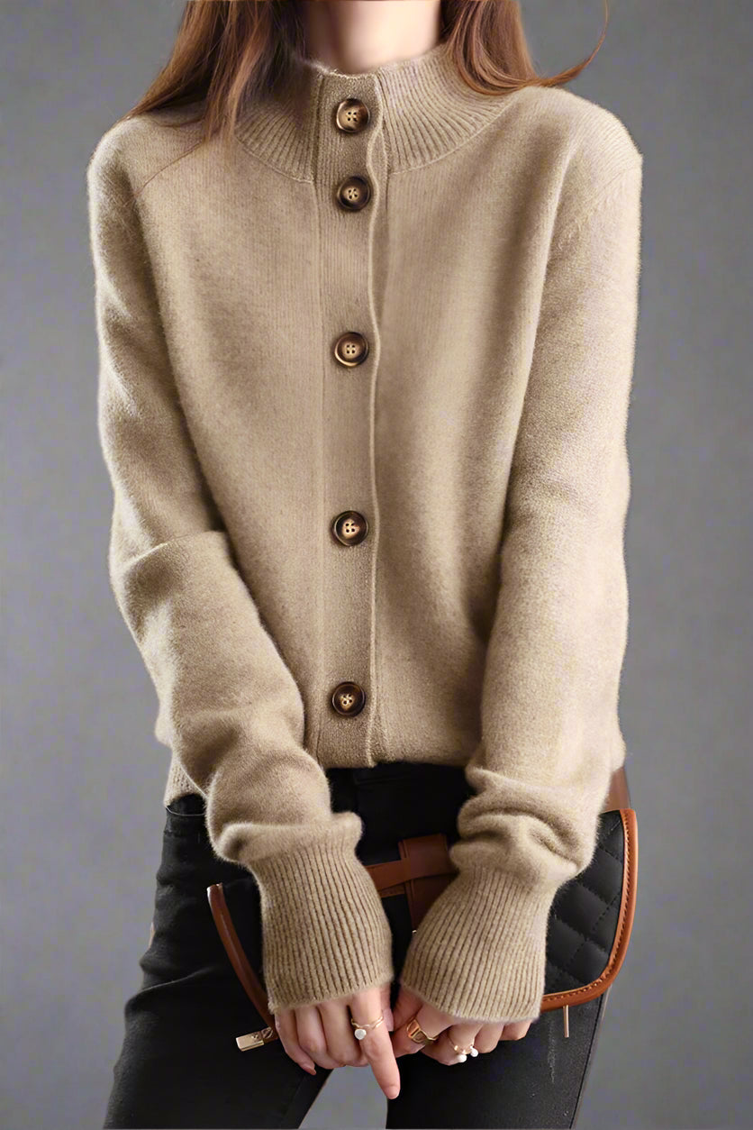 Aaliyah | Soft Statement Button Cardigan